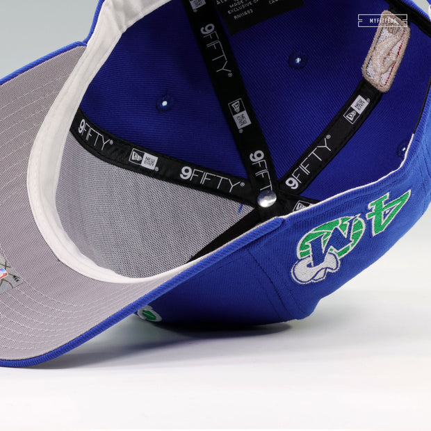 DALLAS MAVERICKS NBA HARDWOOD CLASSICS 40TH ANNIVERSARY 9FIFTY A-FRAME NEW ERA SNAPBACK