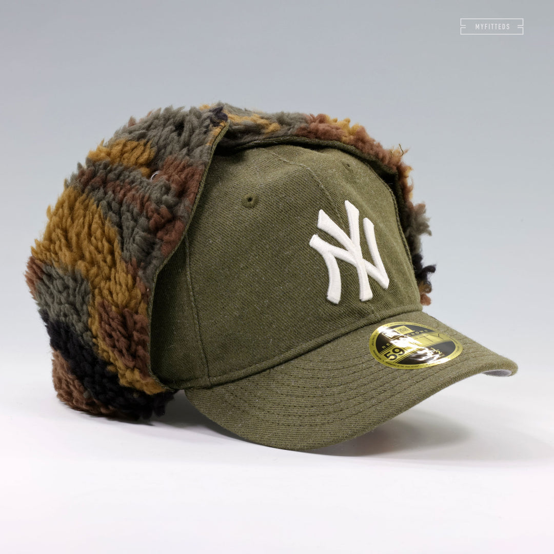 NEW YORK YANKEES X THREE LOOMS JAPAN X NEW ERA CAMO SHERPA DOG EAR