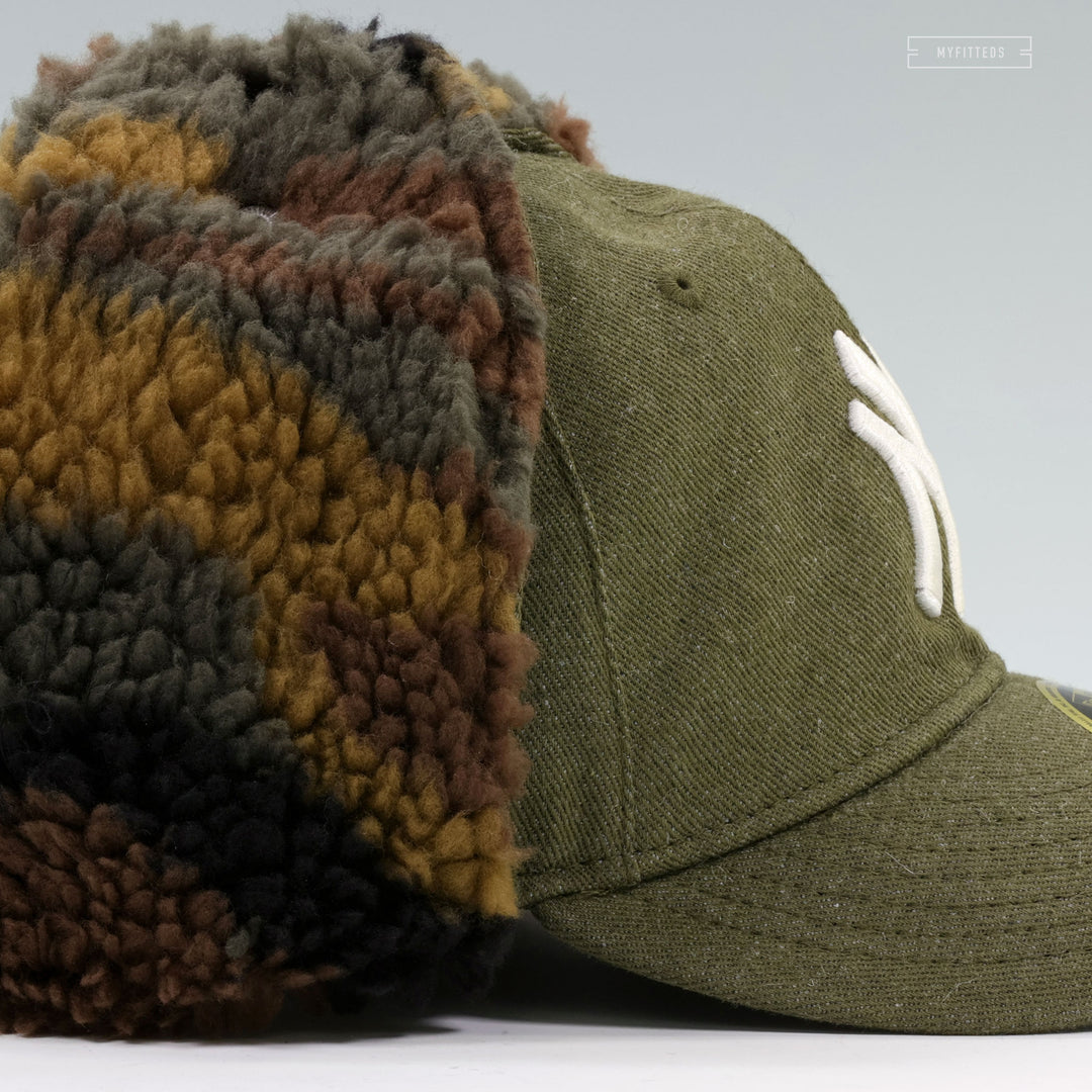 NEW YORK YANKEES X THREE LOOMS JAPAN X NEW ERA CAMO SHERPA DOG EAR