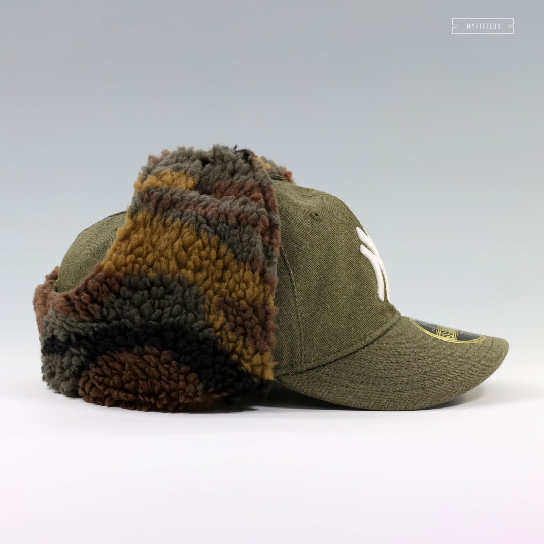 NEW YORK YANKEES X THREE LOOMS JAPAN X NEW ERA CAMO SHERPA DOG EAR
