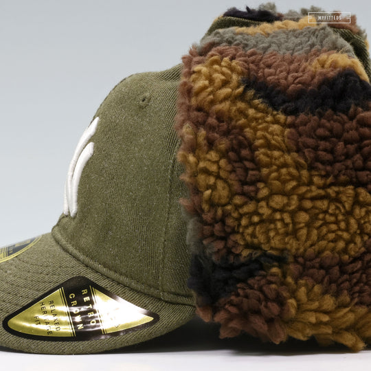NEW YORK YANKEES X THREE LOOMS JAPAN X NEW ERA CAMO SHERPA DOG EAR