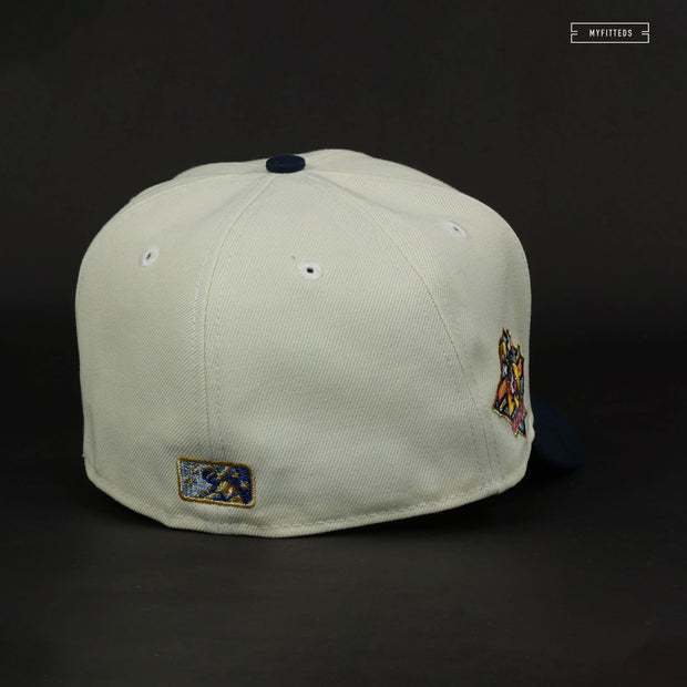 WILMINGTON BLUE ROCKS 25TH ANNIVERSARY OFF WHITE NEW ERA FITTED CAP