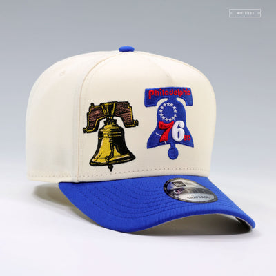 PHILADELPHIA 76ERS NBA HARDWOOD CLASSICS LIBERTY BELL 9FIFTY A-FRAME NEW ERA SNAPBACK