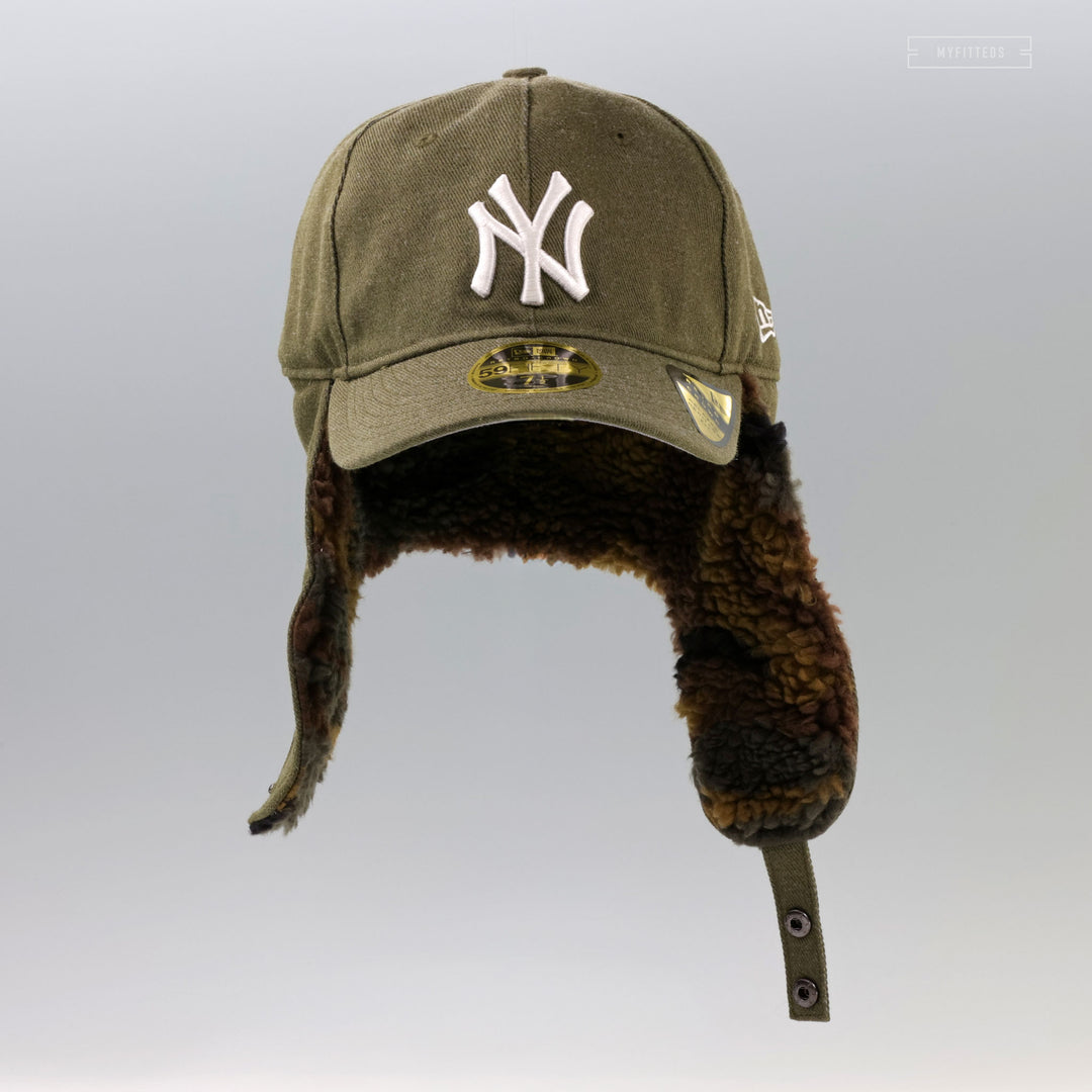 NEW YORK YANKEES X THREE LOOMS JAPAN X NEW ERA CAMO SHERPA DOG EAR