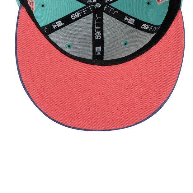 DIABLOS ROJOS DEL MÉXICO LMB ROSES ALL OVER NEW ERA FITTED CAP