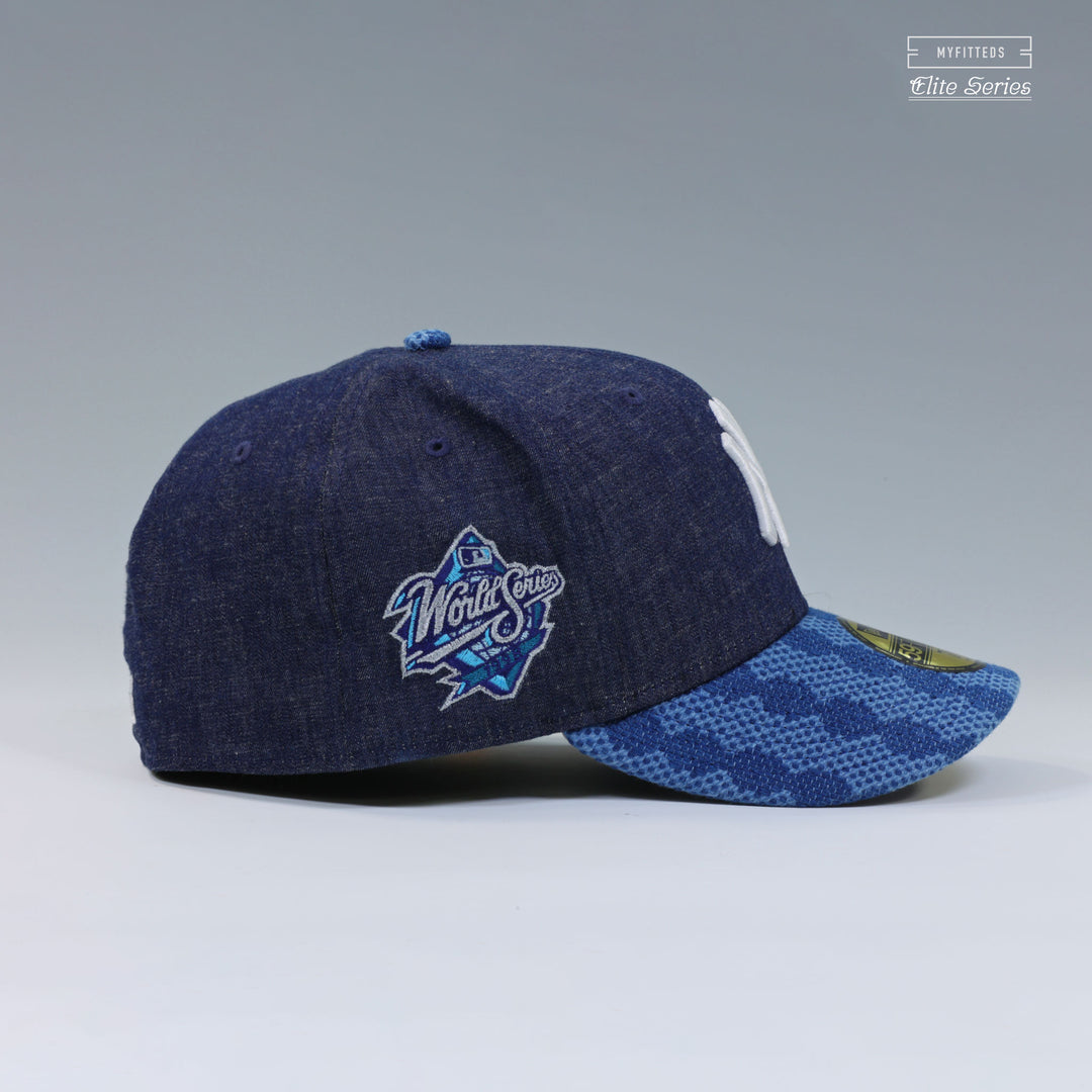 NEW YORK YANKEES 1998 WORLD SERIES WOVEN WASHI SASHIKO DENIM ELITE