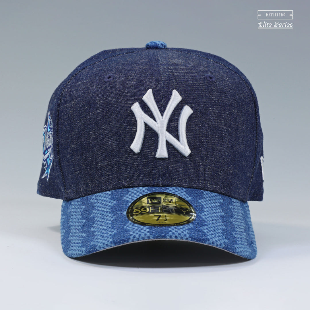NEW YORK YANKEES 1998 WORLD SERIES WOVEN WASHI SASHIKO DENIM ELITE