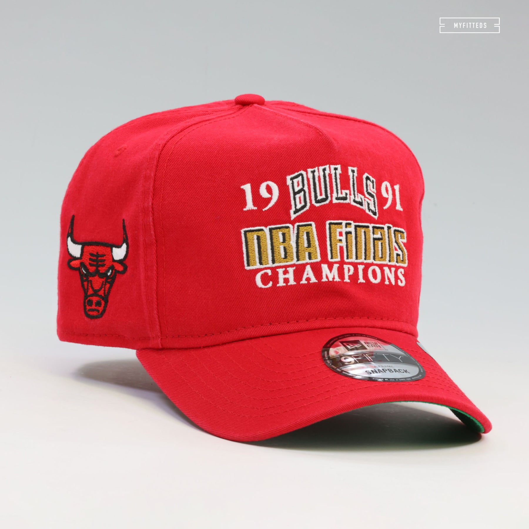 CHICAGO BULLS 1991 NBA FINALS HISTORIC WIN 9FIFTY A-FRAME NEW ERA