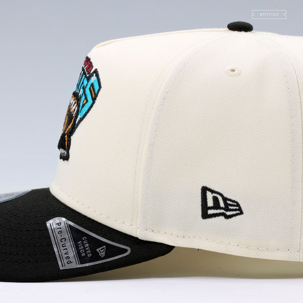 VANCOUVER GRIZZLIES GROWLING GRIZZLY OFF WHITE 9FIFTY A-FRAME NEW ERA SNAPBACK