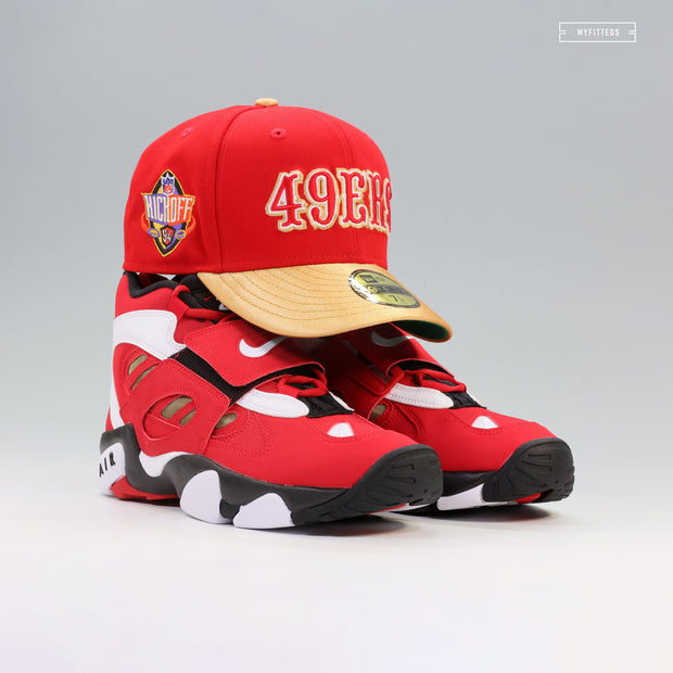SAN FRANCISCO 49ERS NFL KICKOFF 1994 RADIANT RED GOLDEN METALLIC