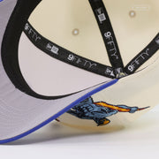 GOLDEN STATE WARRIORS NBA HARDWOOD CLASSICS OFF WHITE 9FIFTY A-FRAME NEW ERA SNAPBACK