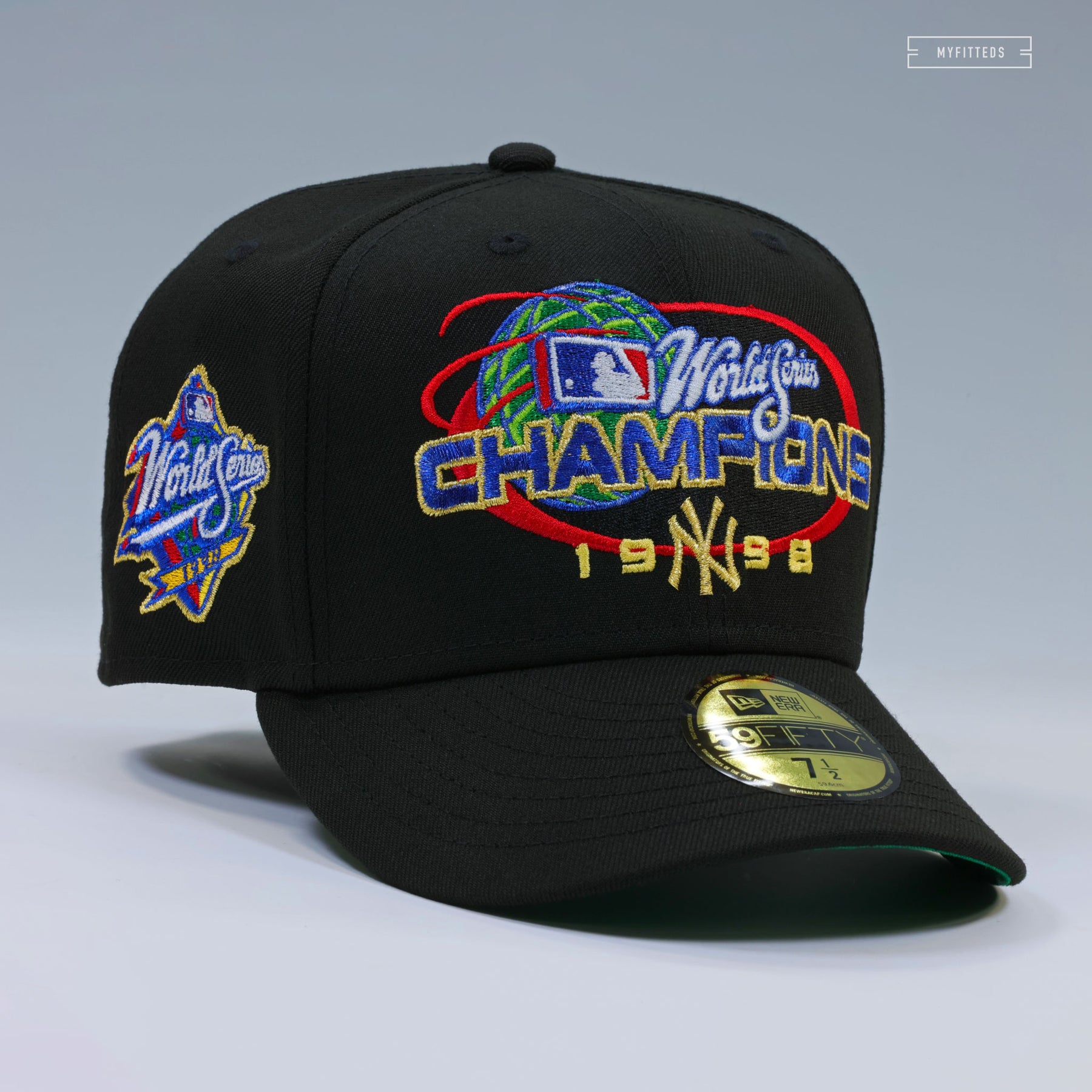キャップ NEW YORK YANKEES 1998 WORLD SERIES CHAMPIONS 27X WS CHAMPS TALLY