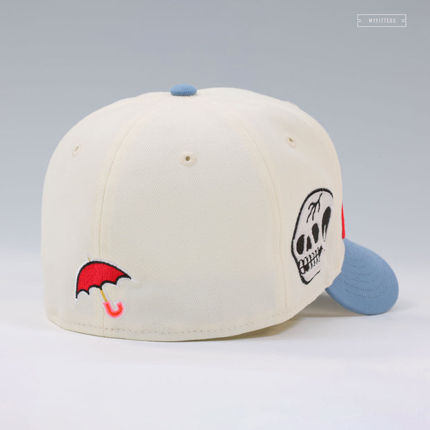 WILLIAM BIRKIN G1 FORM G-VIRUS UMBRELLA CORP RESIDENT EVIL INSPIRED NEW ERA FITTED CAP