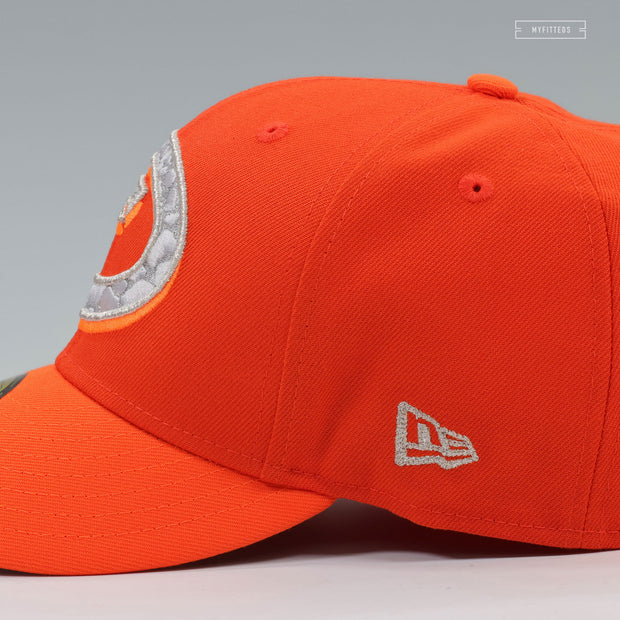 ARIZONA DIAMONDBACKS 1998 INAUGURAL SEASON THE ORANGE MAMBA NEW ERA FITTED CAP