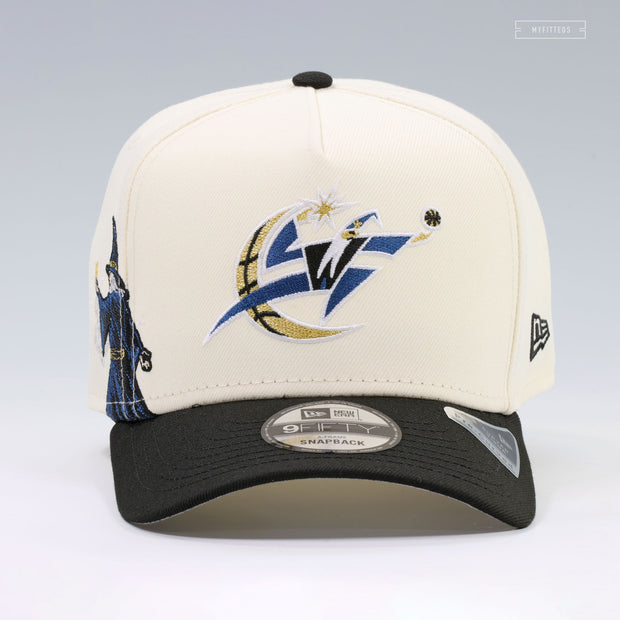 WASHINGTON WIZARDS SPELL CASTING WIZARD NBA HWC 9FIFTY A-FRAME NEW ERA SNAPBACK