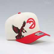 ATLANTA HAWKS PEACH HUNTING HAWK NBA HWC 9FIFTY A-FRAME NEW ERA SNAPBACK