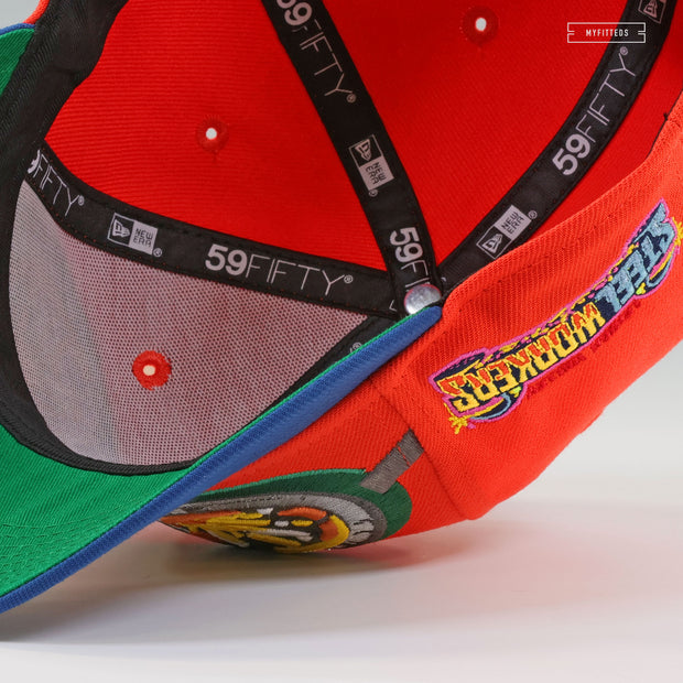 LEHIGH VALLEY IRON PIGS X STEEL WORKERS THEME NIGHT NARUTO GOGGLES INSPIRED NEW ERA CAP