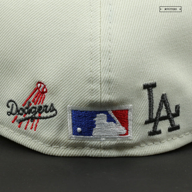 New Era 7 3/8 Los Angeles Dodgers off-white 2 two tone