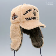 NEW YORK YANKEES 1996 WORLD SERIES SHERPA TRAPPER DOG EAR ELITE SERIES NEW ERA FITTED CAP