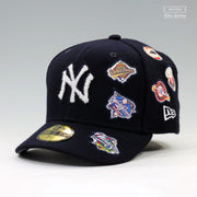NEW YORK YANKEES WORLD SERIES AND MILESTONES VARSITY JACKET ELITE SERIES NEW ERA CAP