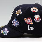 NEW YORK YANKEES WORLD SERIES AND MILESTONES VARSITY JACKET ELITE SERIES NEW ERA CAP