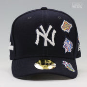 NEW YORK YANKEES WORLD SERIES AND MILESTONES VARSITY JACKET ELITE SERIES NEW ERA CAP