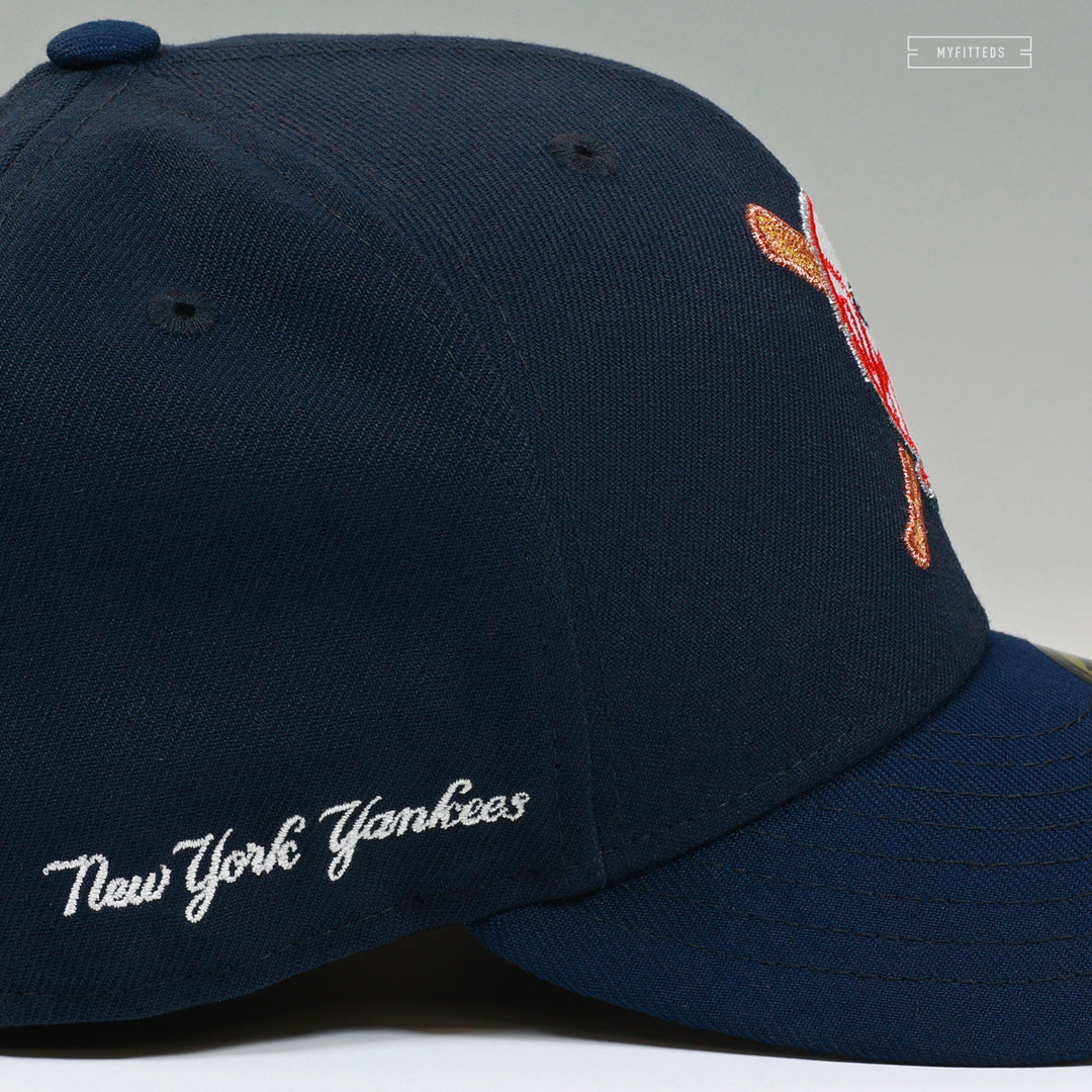 NEW YORK YANKEES CROSSED BATS MIDNIGHT NAVY / NIGHTSHADE NEW ERA