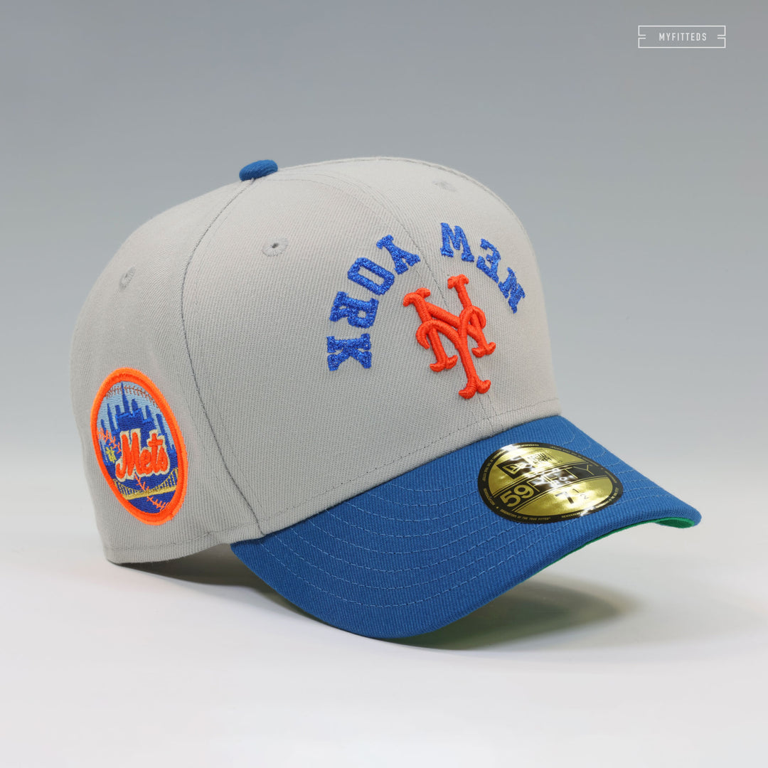 NEW YORK METS UPSIDE DOWN ARCH CHAIN STITCHED ROAD JERSEY INSPIRED