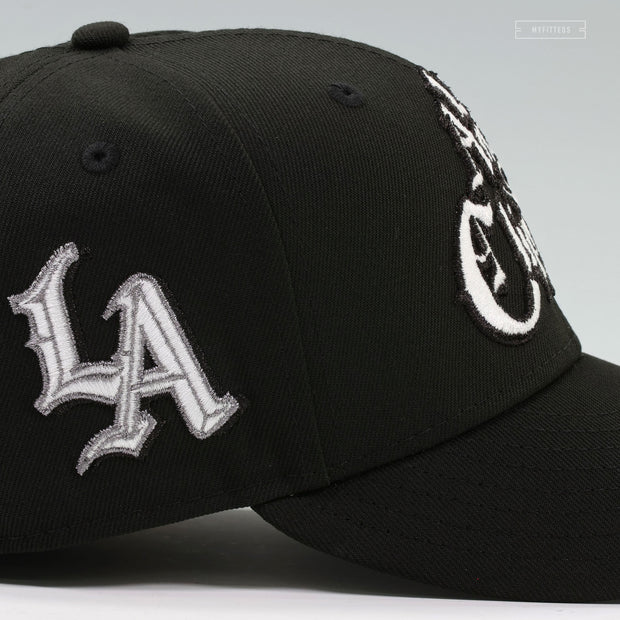 LOS ANGELES CLIPPERS OLDE ENGLISH GRAND THEFT AUTO INSPIRED NEW ERA FITTED CAP