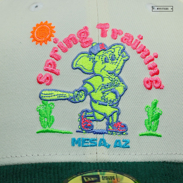 OAKLAND ATHLETICS SPRING TRAINING IN MESA, AZ WITH STOMPER NEW ERA FITTED CAP