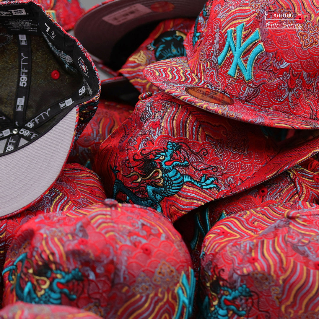NEW YORK YANKEES MYFITTEDS ELITE SERIES LUNAR NEW YEAR SILK ROAD NEW E