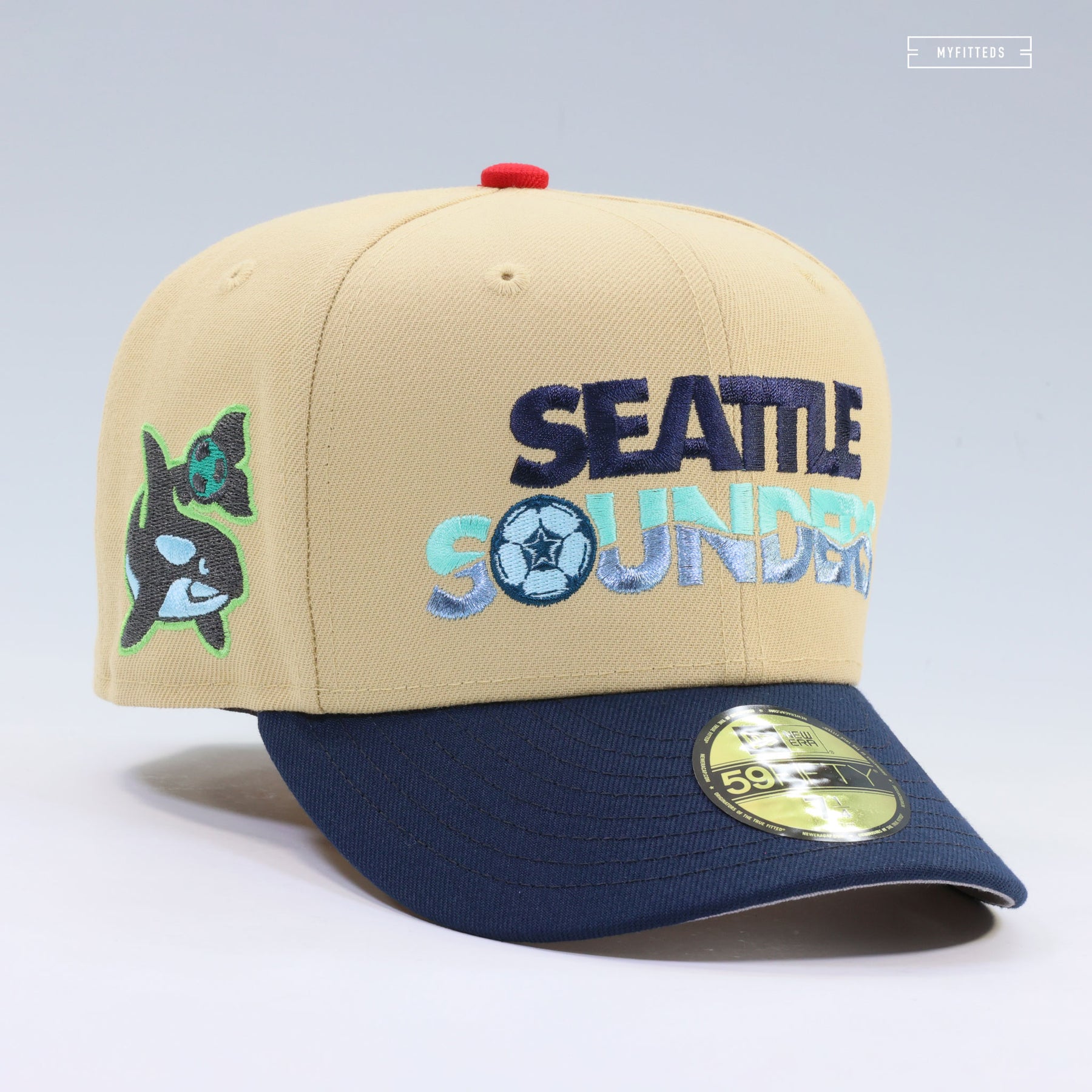 sound sports cap キャップ SEATTLE SOUNDERS RETRO PROFESSIONAL SOCCER SEATTLE KRAKEN COLORS