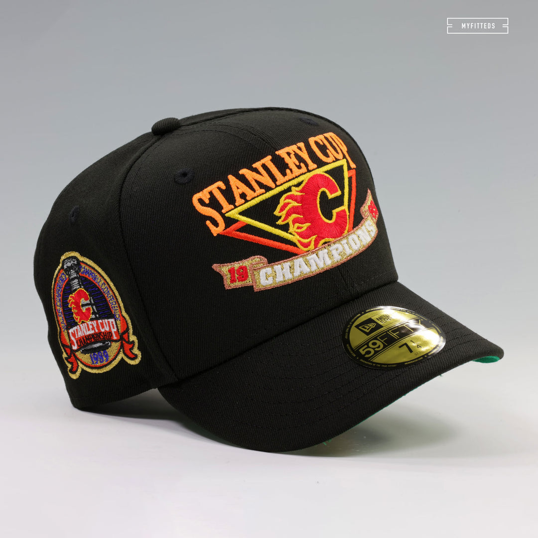 CALGARY FLAMES 1989 NHL STANLEY CUP CHAMPIONS BANNER NEW ERA