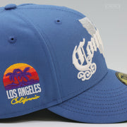 COMPTON, CALIFORNIA LOS ANGELES DODGERS INSPIRED VINTAGE WEATHERED LOOK NEW ERA FITTED CAP