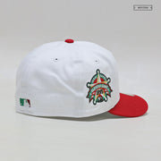 TEXAS RANGERS 1995 ALL-STAR GAME "GLACIAL WHITE / RADIANT RED" NEW ERA HAT