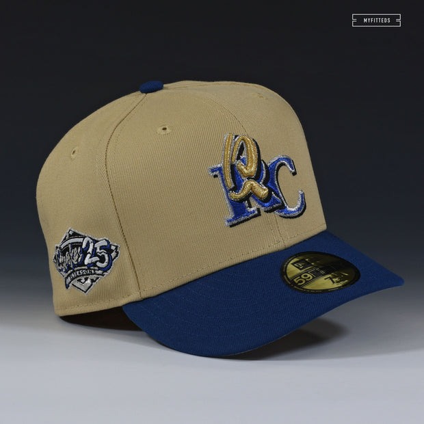 RANCHO CUCAMONGA QUAKES 25 SEASONS OLD GOLD NEW ERA FITTED CAP