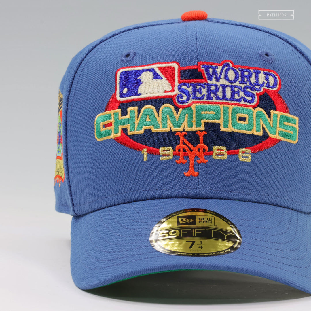 NEW YORK METS 1986 WORLD SERIES CHAMPIONS VINTAGE WEATHERED LOOK