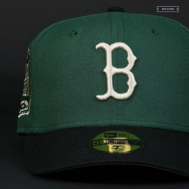 BOSTON RED SOX 1999 ALL-STAR GAME MOUNTAIN GREEN JET BLACK NEW ERA HAT –  SHIPPING DEPT