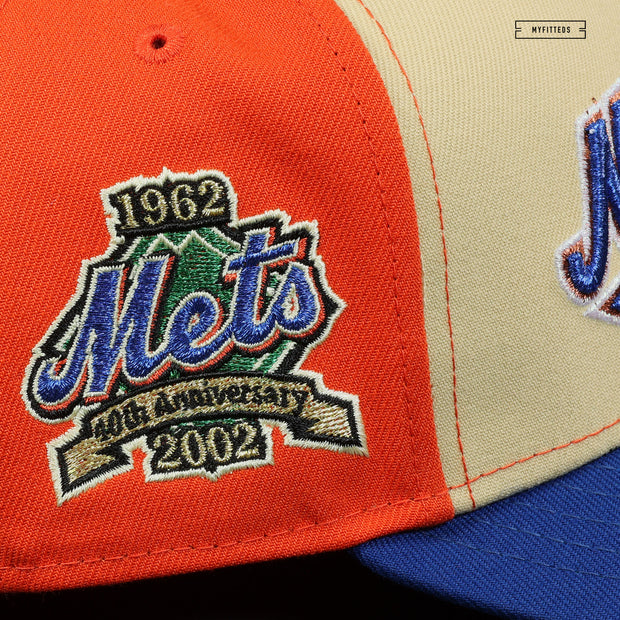 NEW YORK METS 40TH ANNIVERSARY "OLD GOLD FOR ALL" NEW ERA FITTED CAP