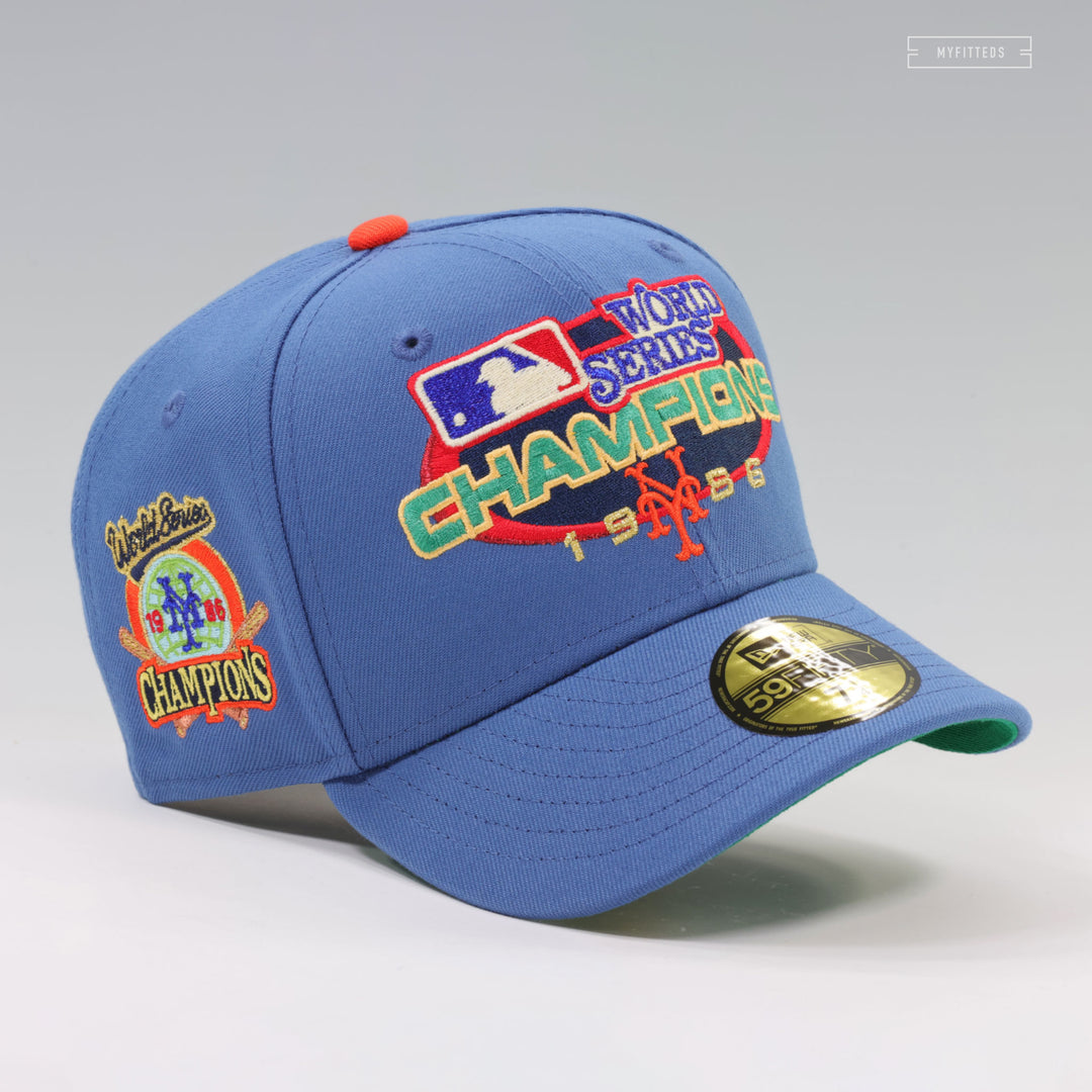 MLBstyle NEW YORK METS 1986 WORLD SERIES CHAMPIONS VINTAGE WEATHERED LOOK