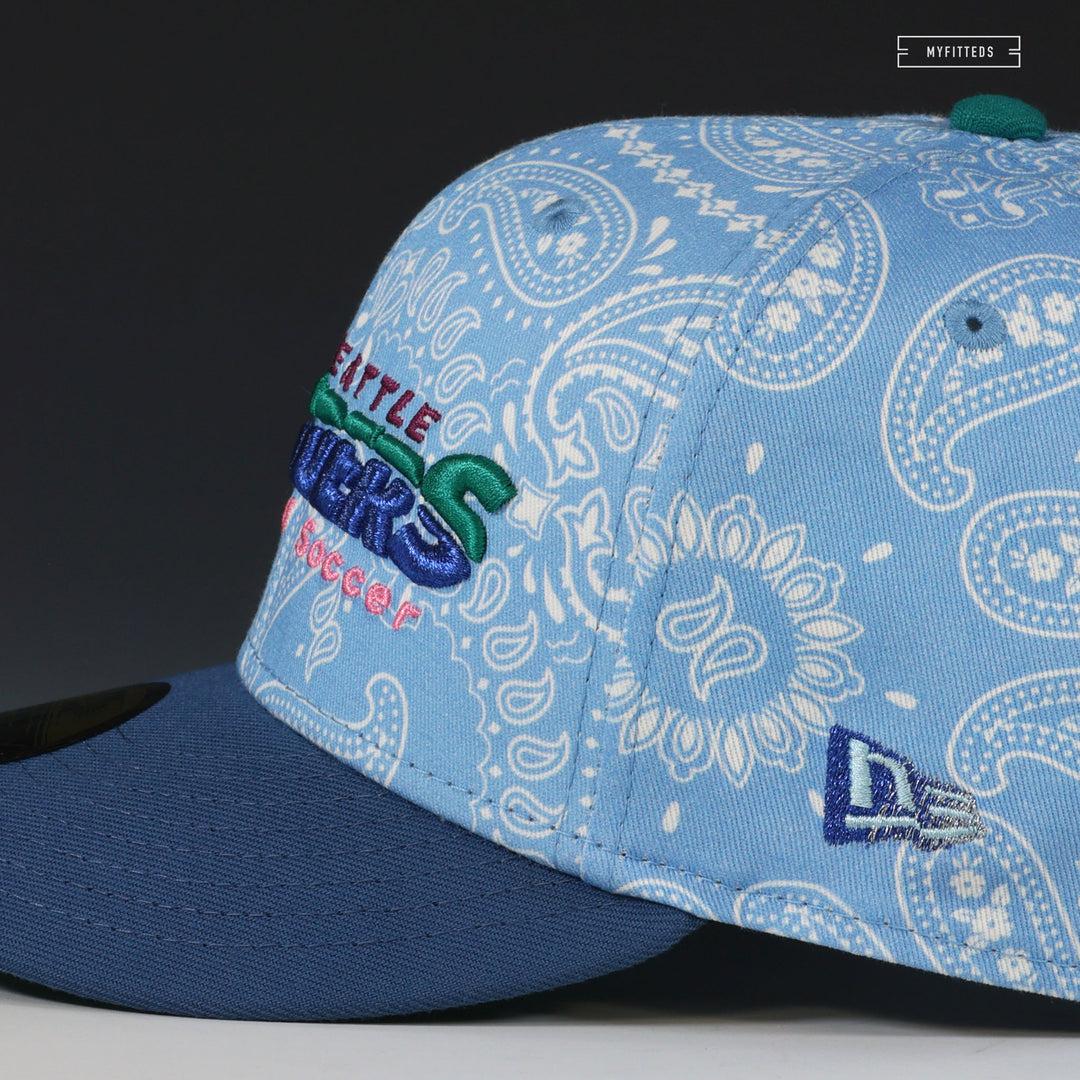 SEATTLE SOUNDERS RETRO PROFESSIONAL SOCCER ORCA PAISLEY NEW ERA