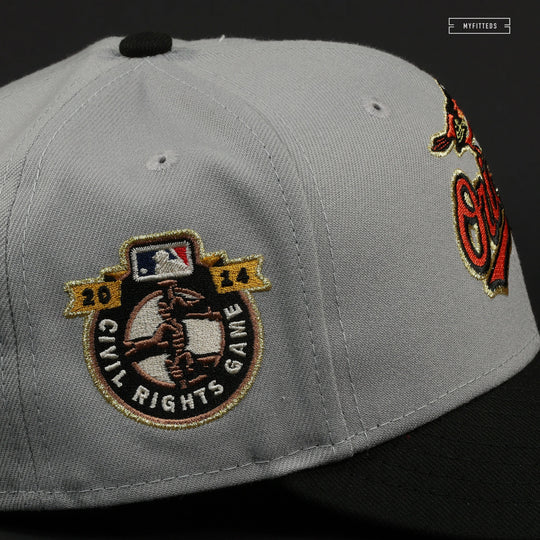 BALTIMORE ORIOLES 2014 CIVIL RIGHTS GAME ROAD JERSEY NEW ERA