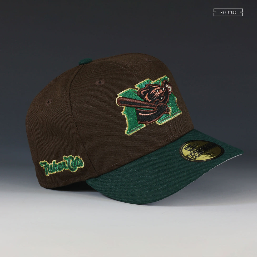 NEW HAMPSHIRE FISHER CATS RETRO BEEF AND BROCCOLI NEW ERA FITTED