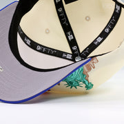 NEW YORK KNICKS NBA HARDWOOD CLASSIC OFF WHITE 9FIFTY A-FRAME NEW ERA SNAPBACK