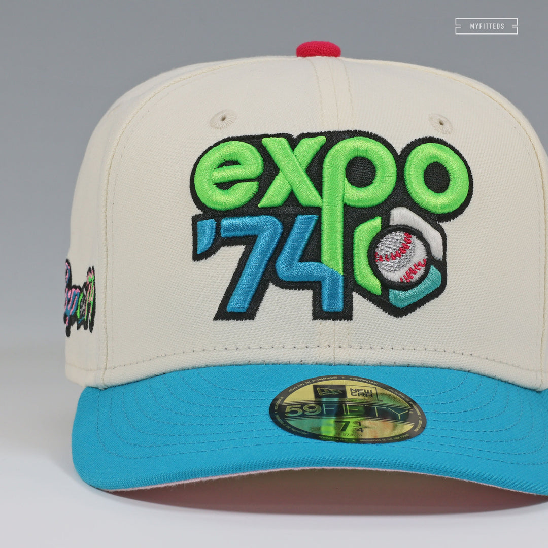 SPOKANE INDIANS EXPO '74 50TH ANNIVERSARY OFF WHITE NEW ERA FITTED