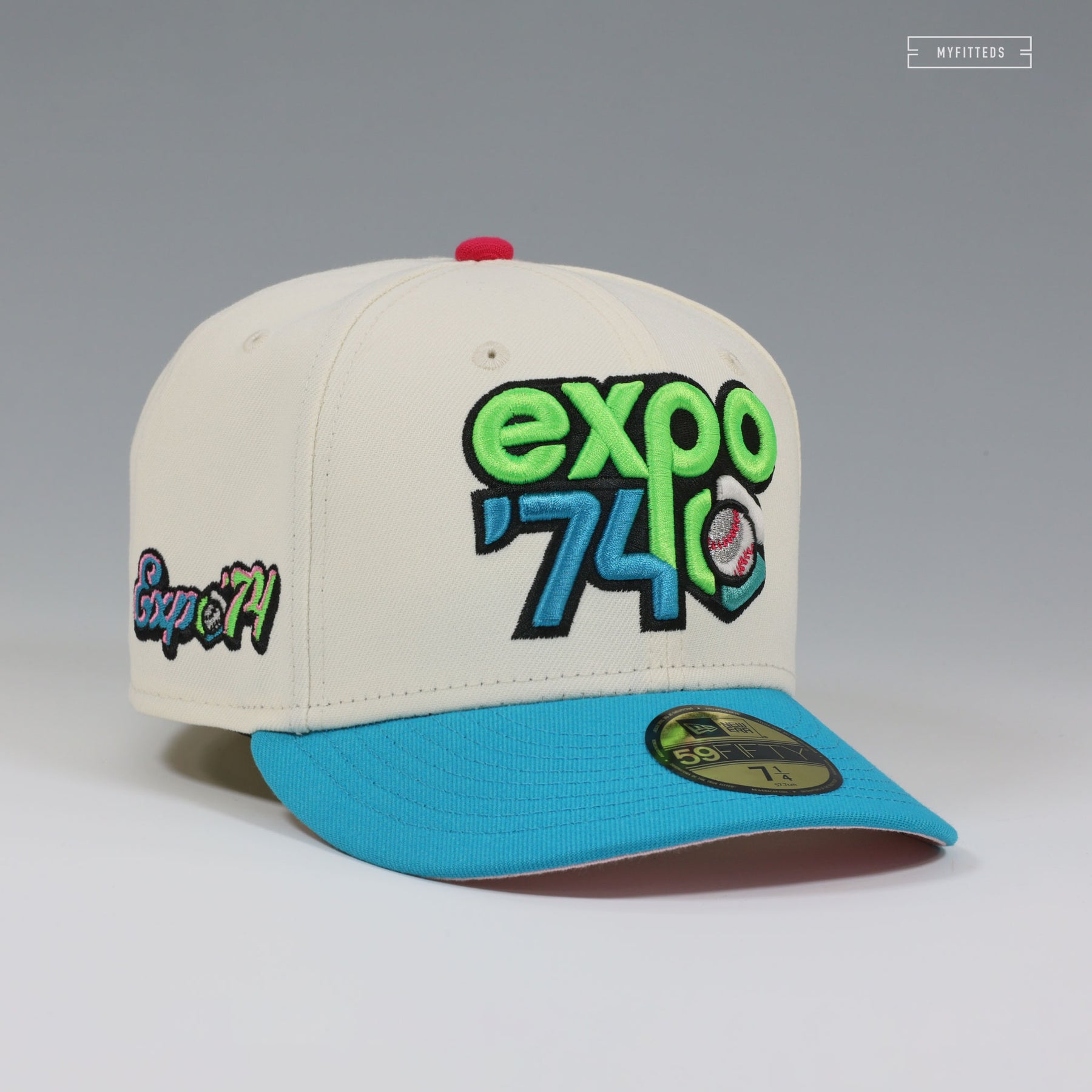 SPOKANE INDIANS EXPO '74 50TH ANNIVERSARY OFF WHITE NEW ERA FITTED