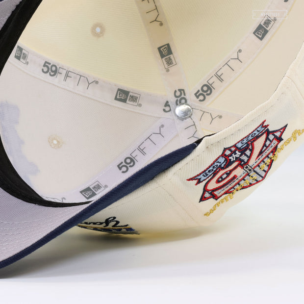 NEW YORK YANKEES VS LOS ANGELES DODGERS 2025 YANKEE & DODGER STADIUM OFF WHITE NEW ERA CAP