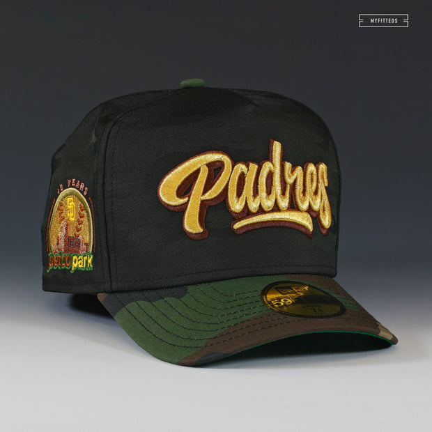 SAN DIEGO PADRES PETCO PARK 10TH ANNIVERSARY "PADRES" A-FRAME 59FIFTY NEW ERA CAP