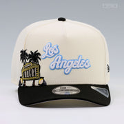 LOS ANGELES LAKERS LAKERS NBA HARDWOOD CLASSICS OFF WHITE 9FIFTY A-FRAME NEW ERA SNAPBACK