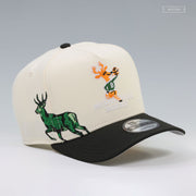MILWAUKEE BUCKS NBA HARDWOOD CLASSICS OFF WHITE 9FIFTY A-FRAME NEW ERA SNAPBACK